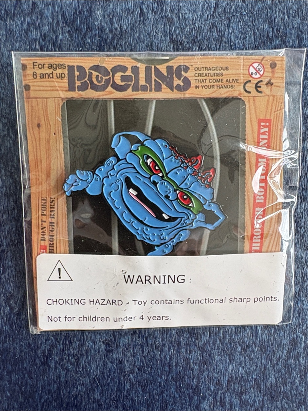Boglins Red Eyed King Vlobb Enamel Collector Pin - NWT